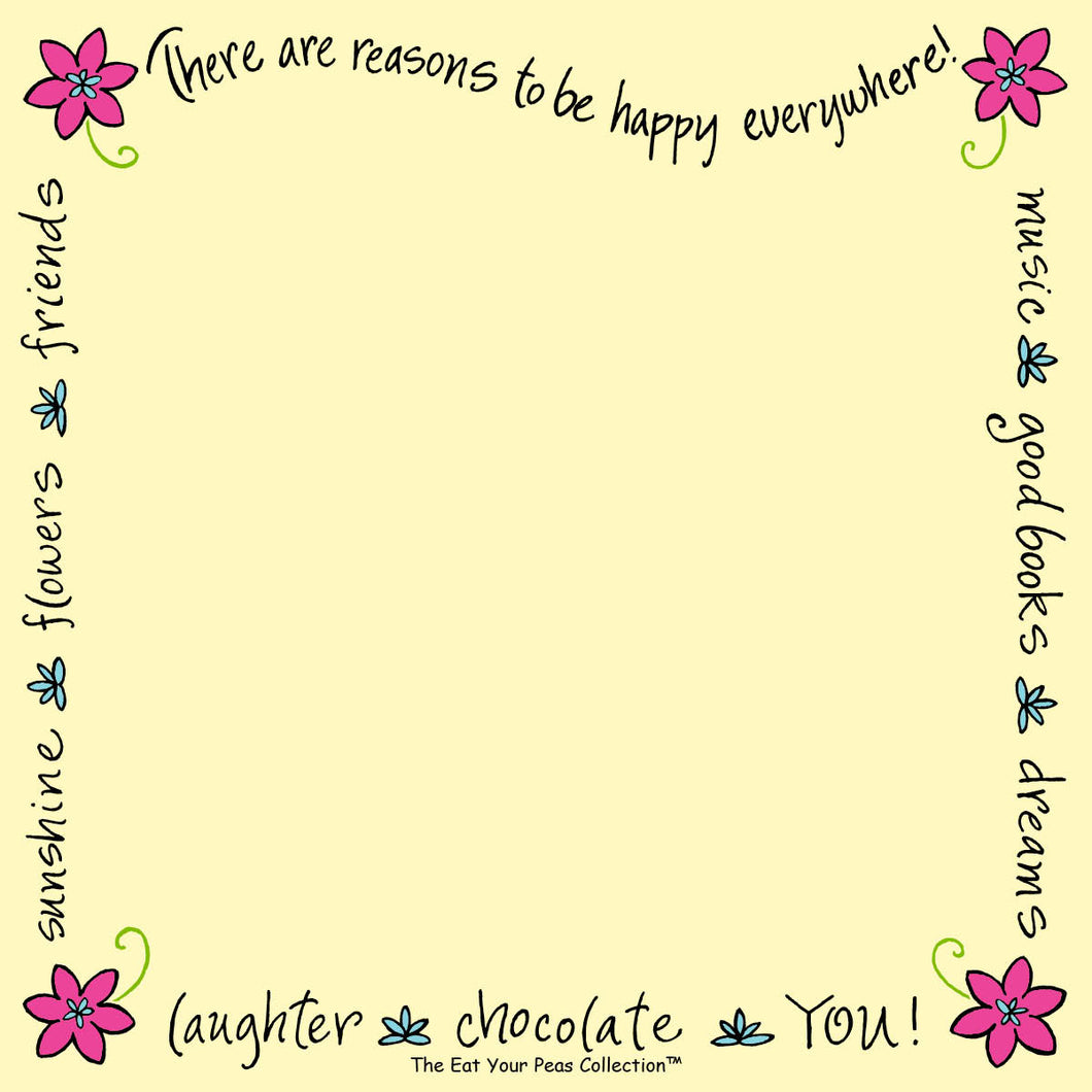 Happy - Sweet Sayings Notepad