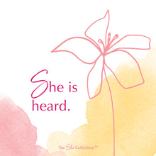 She is...
