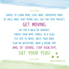 Eat Your Peas for Daily Inspiration