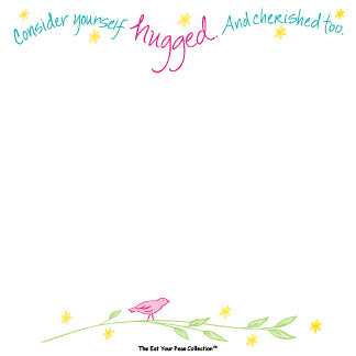 Hugged - Sweet Saying's Notepad